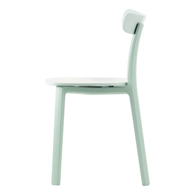 All Plastic Chair - Design by Jasper Morrison | Bluish grey
