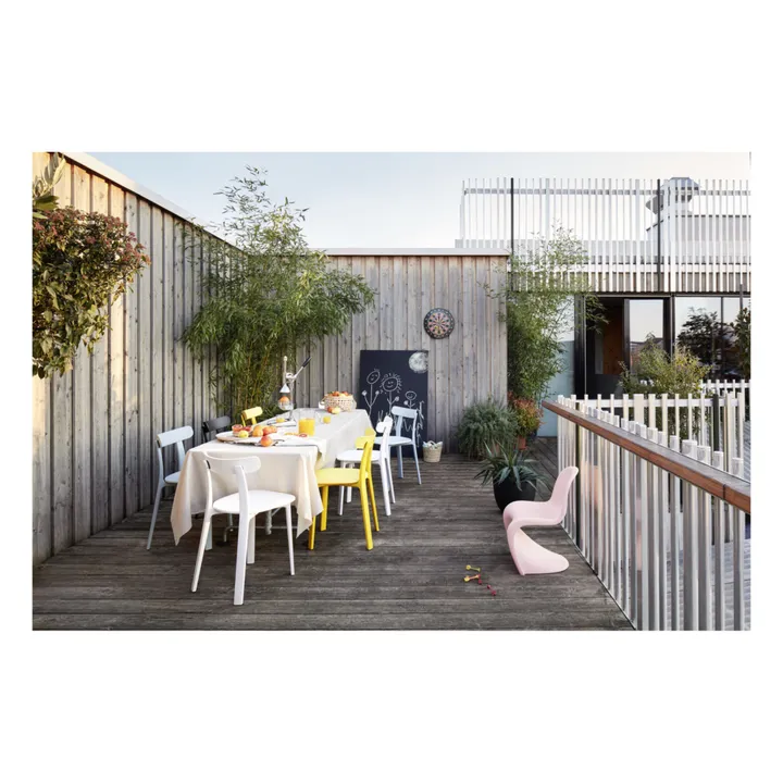 Chaise Morrisson All plastic | Bouton d'or- Image produit n°1