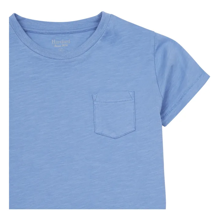 T-shirt Poche | Bleu- Image produit n°1