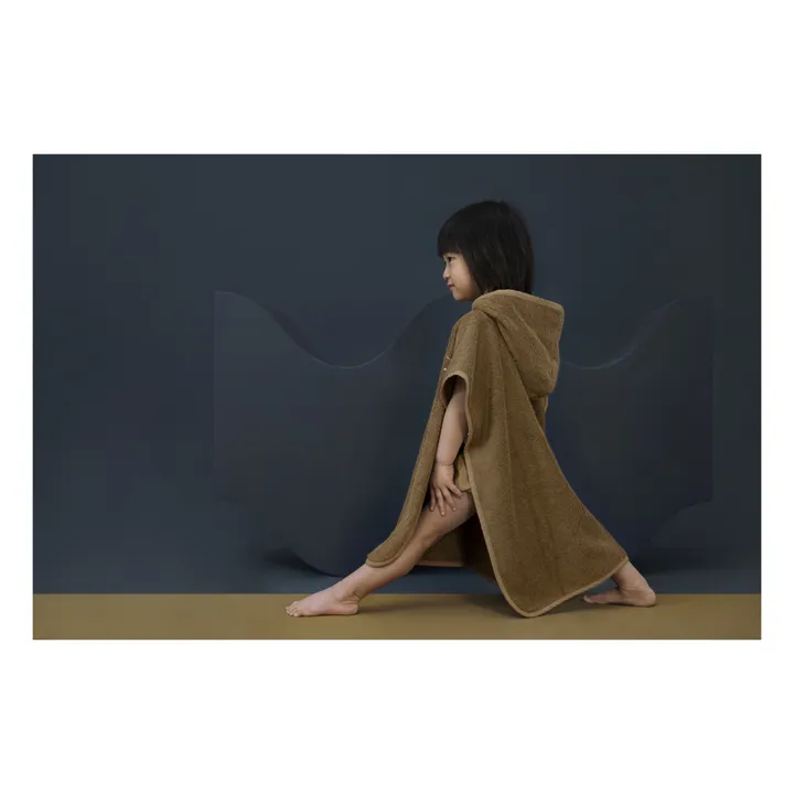Asciugamano con cappuccio Cotone Bio | Camel- Immagine del prodotto n°2