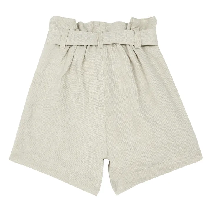 Shorts Leinen und Baumwolle Nath | Beige- Produktbild Nr. 1