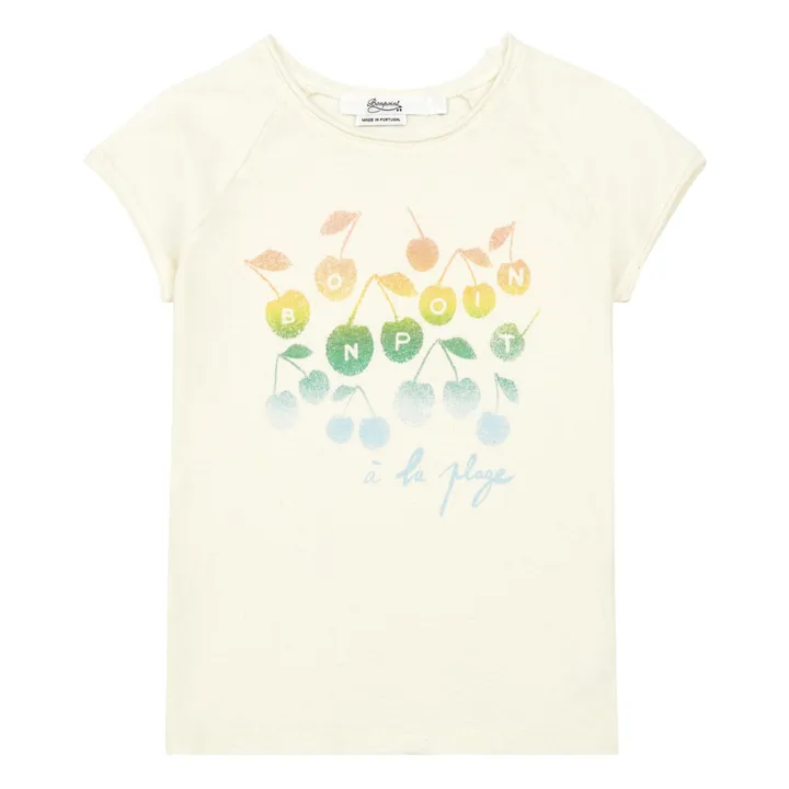T-Shirt Kirschen | Cremefarben- Produktbild Nr. 0