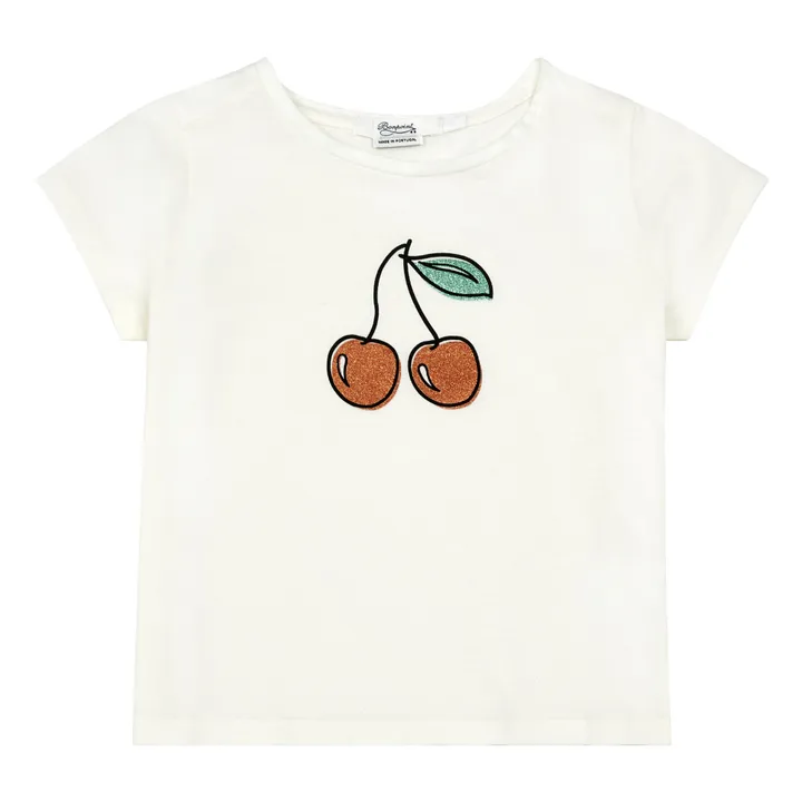 Cherry T-Shirt  | Ecru- Product image n°0