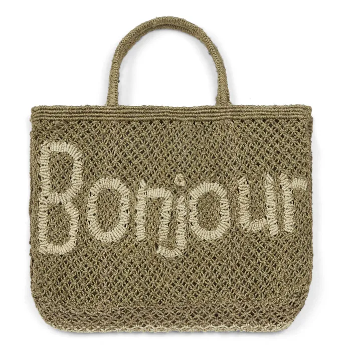 Bonjour Small Basket  | Khaki- Product image n°0