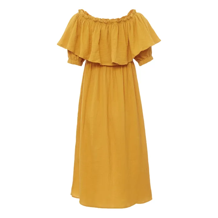 Kleid Otto Baumwolle | Saffran- Produktbild Nr. 5