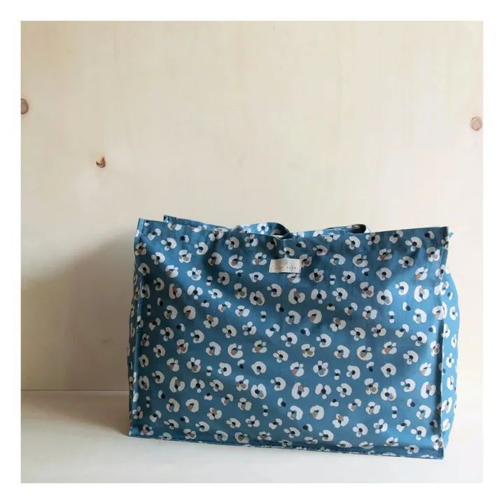 Kleine Reisetasche Léo | Pfauenblau- Produktbild Nr. 1
