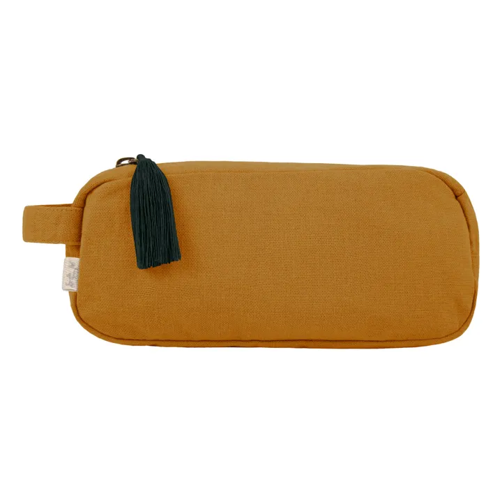 Companion Organic Cotton Waterproof Pouch | Gold S024- Product image n°0