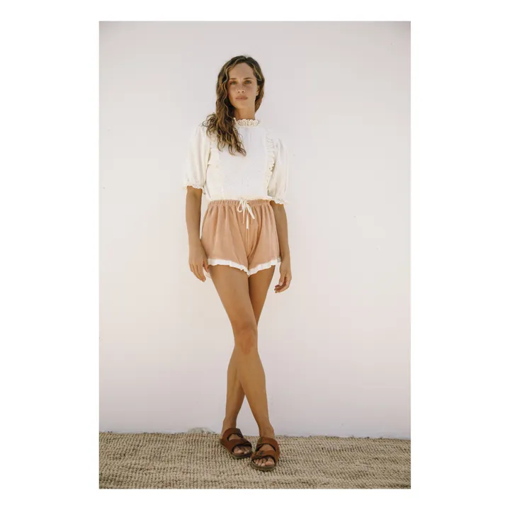 Bluse aus Bio-Baumwolle Stella - Damenkollektion  | Seidenfarben- Produktbild Nr. 1