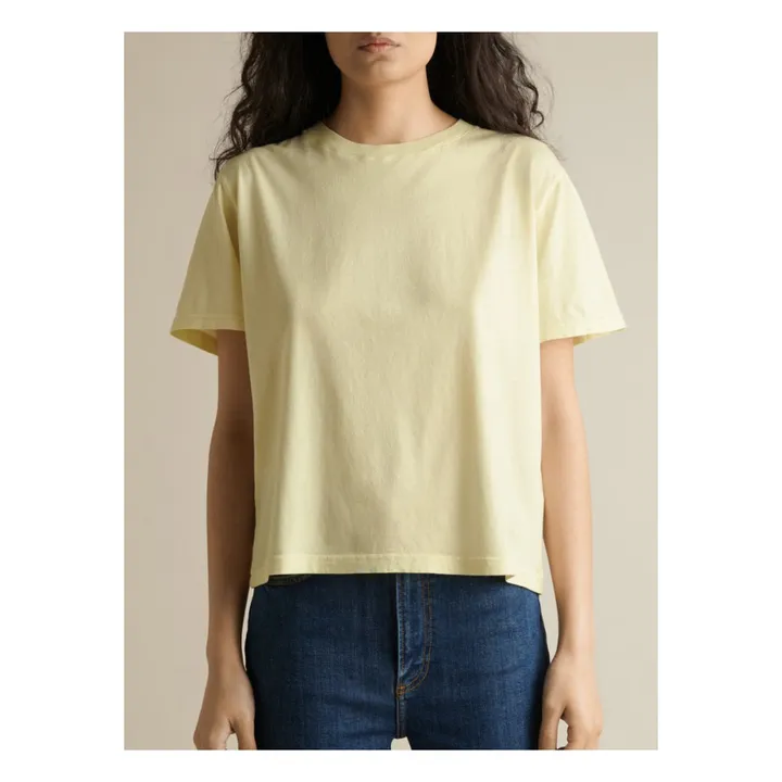 Camiseta Luz | Amarillo palo- Imagen del producto n°1