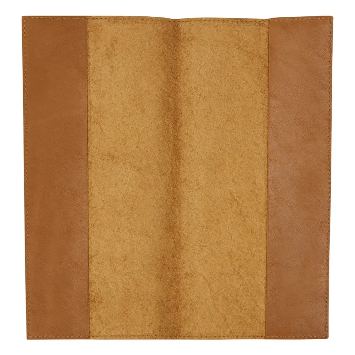 Funda para libro de familia de cuero | Caramelo- Imagen del producto n°4