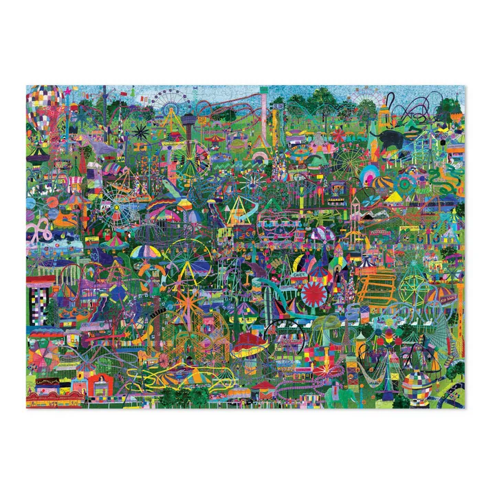 Puzzle Parques de atracciones del mundo - 1000 piezas- Imagen del producto n°0
