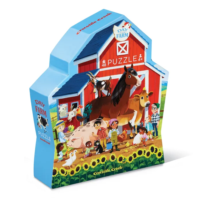 A Day at the Farm Puzzle - 48 Pieces- Product image n°1