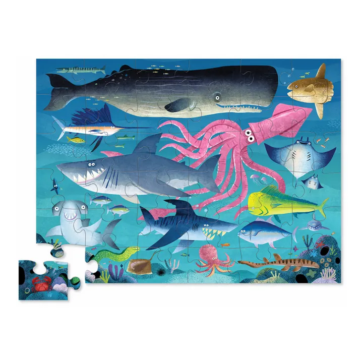Puzzle Arrecife de tiburones - 36 piezas- Imagen del producto n°0