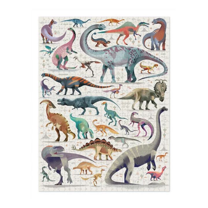 Puzzle El mundo de los dinosaurios - 750 piezas- Imagen del producto n°0