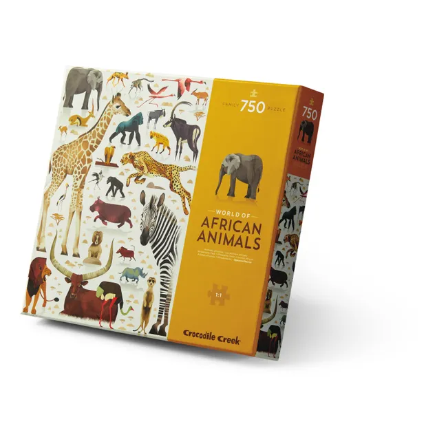 Puzzle El mundo de los animales africanos - 750 piezas