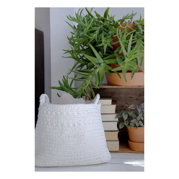 Cesta Crochet | Crudo- Imagen del producto n°1
