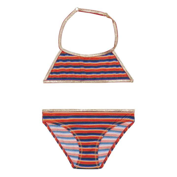 Loulou Summer Terry Cloth Swimsuit  | Red- Product image n°0