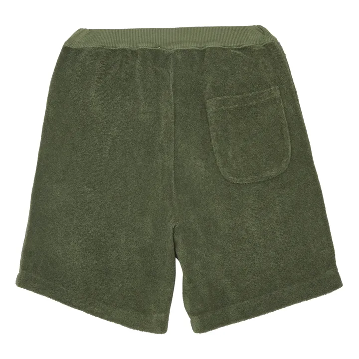 Terry Cloth Shorts  | Green- Product image n°1