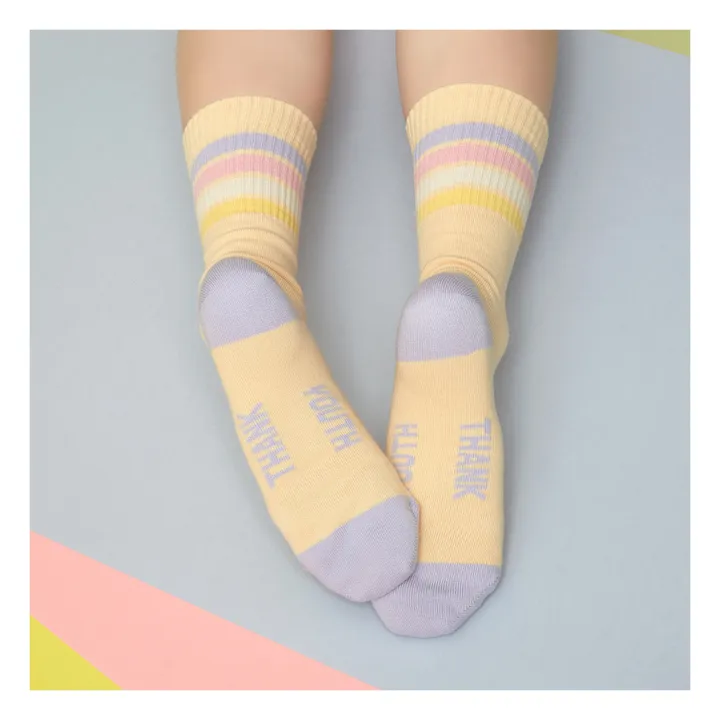 Pack 2 Chaussettes Coquillage&Thank Youth | Blanc- Image produit n°1