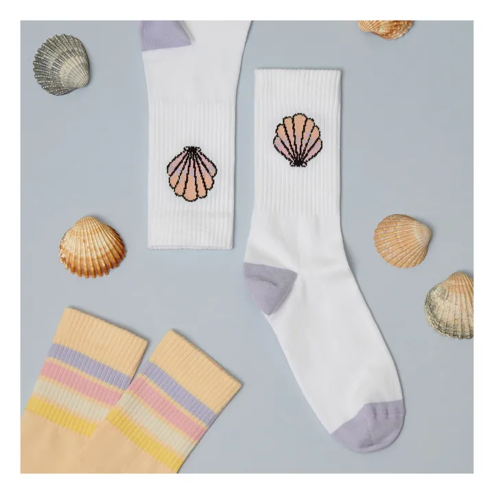 Pack 2 Chaussettes Coquillage&Thank Youth | Blanc- Image produit n°3