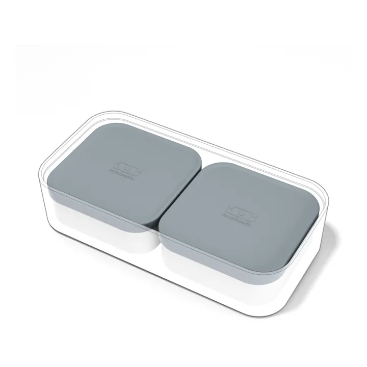 Boites de compartimentation pour bento MB Extra - Set de 4 | Gris- Image produit n°18
