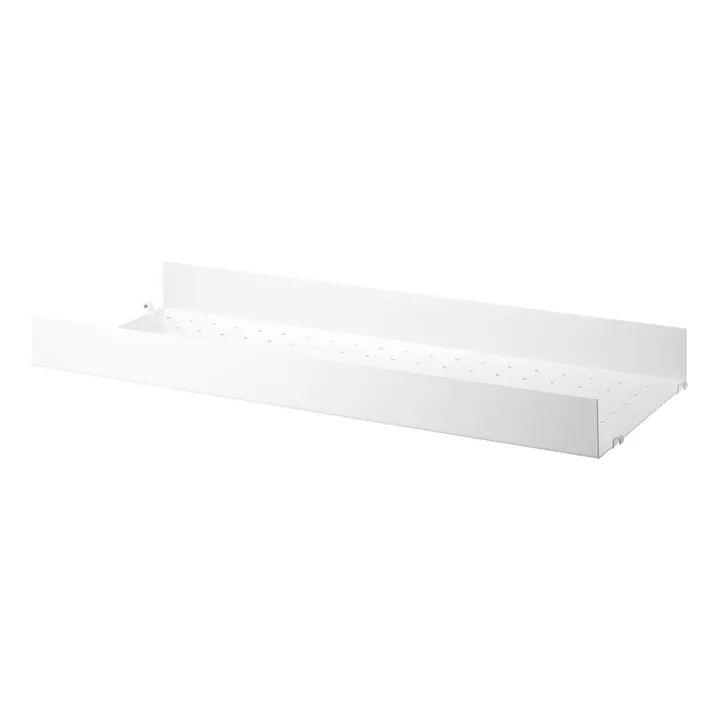 Shelf with Metal Edge 78 x 30cm | White- Product image n°0
