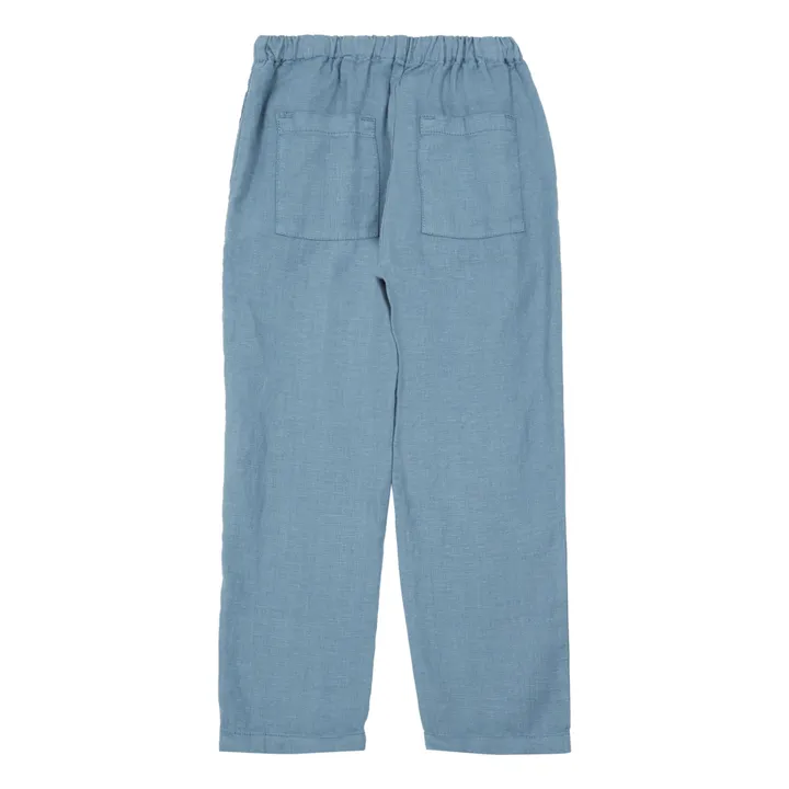 Hose aus Leinen | Blau- Produktbild Nr. 1