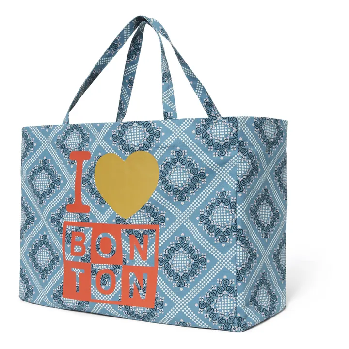 Bandana Tote Bag  | Blue- Product image n°1