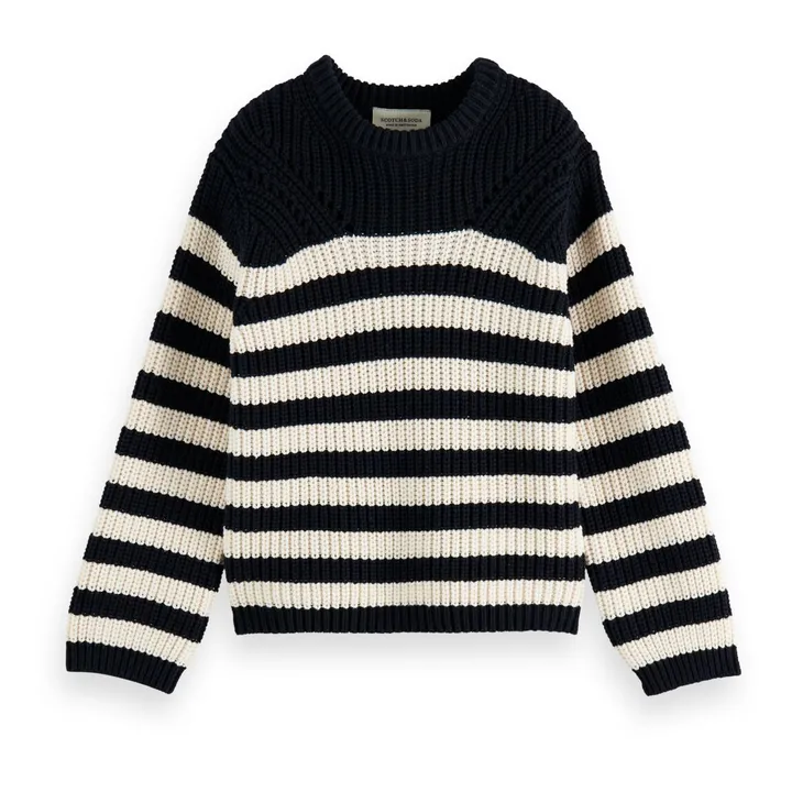 Suéter a rayas | Azul Marino- Imagen del producto n°0