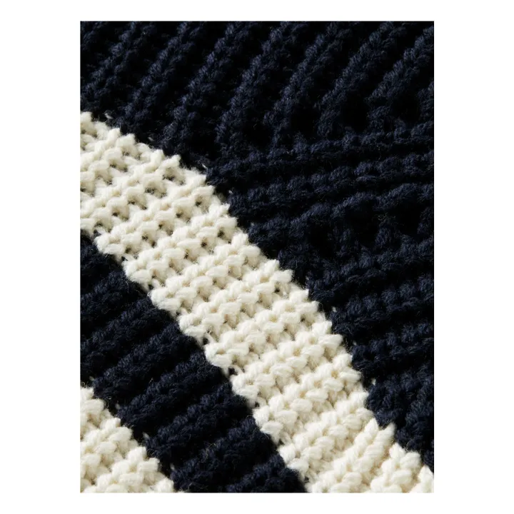 Suéter a rayas | Azul Marino- Imagen del producto n°1
