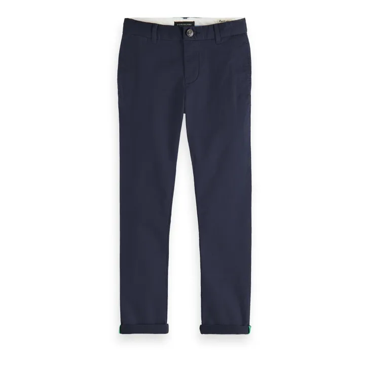 Pantalón Chino algodón orgánico | Azul Marino- Imagen del producto n°0