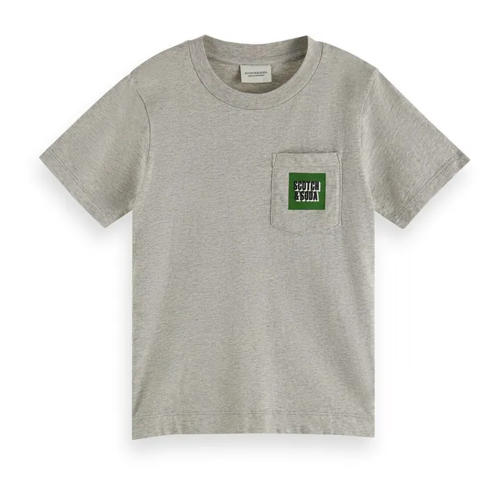 T-shirt cotone Bio | Grigio- Immagine del prodotto n°2