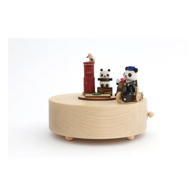 Spieluhr aus Holz Panda