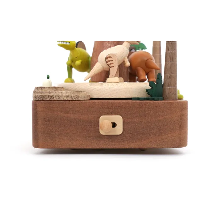 Boite à musique en bois Dino