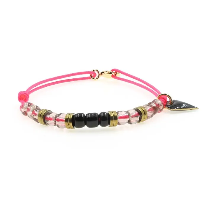 Pink Puka Bracelet  | Pink- Product image n°0