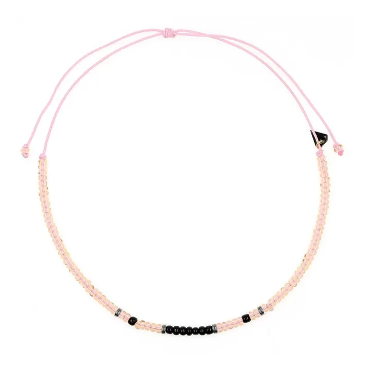 Pink Puka Necklace  | Pink- Product image n°0