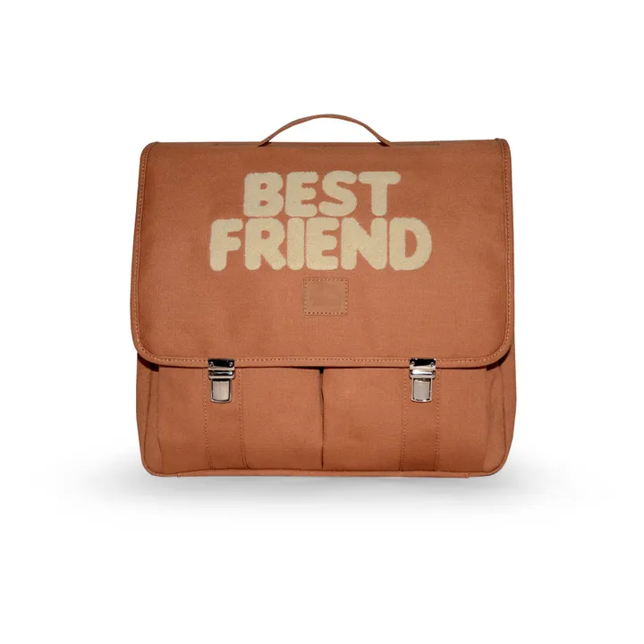 Große Schultasche Best Friend | Kamelbraun- Produktbild Nr. 0