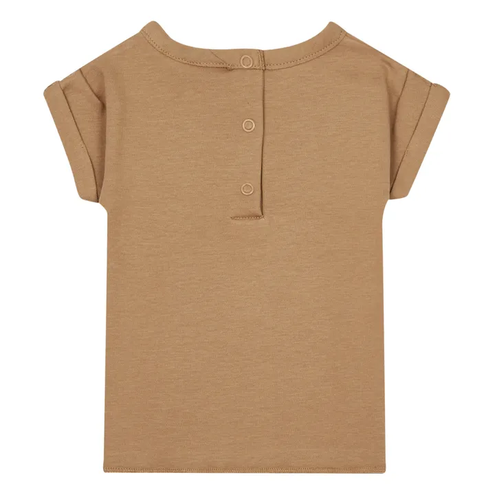 T-shirt Bama in cotone Bio | Marrone- Immagine del prodotto n°3