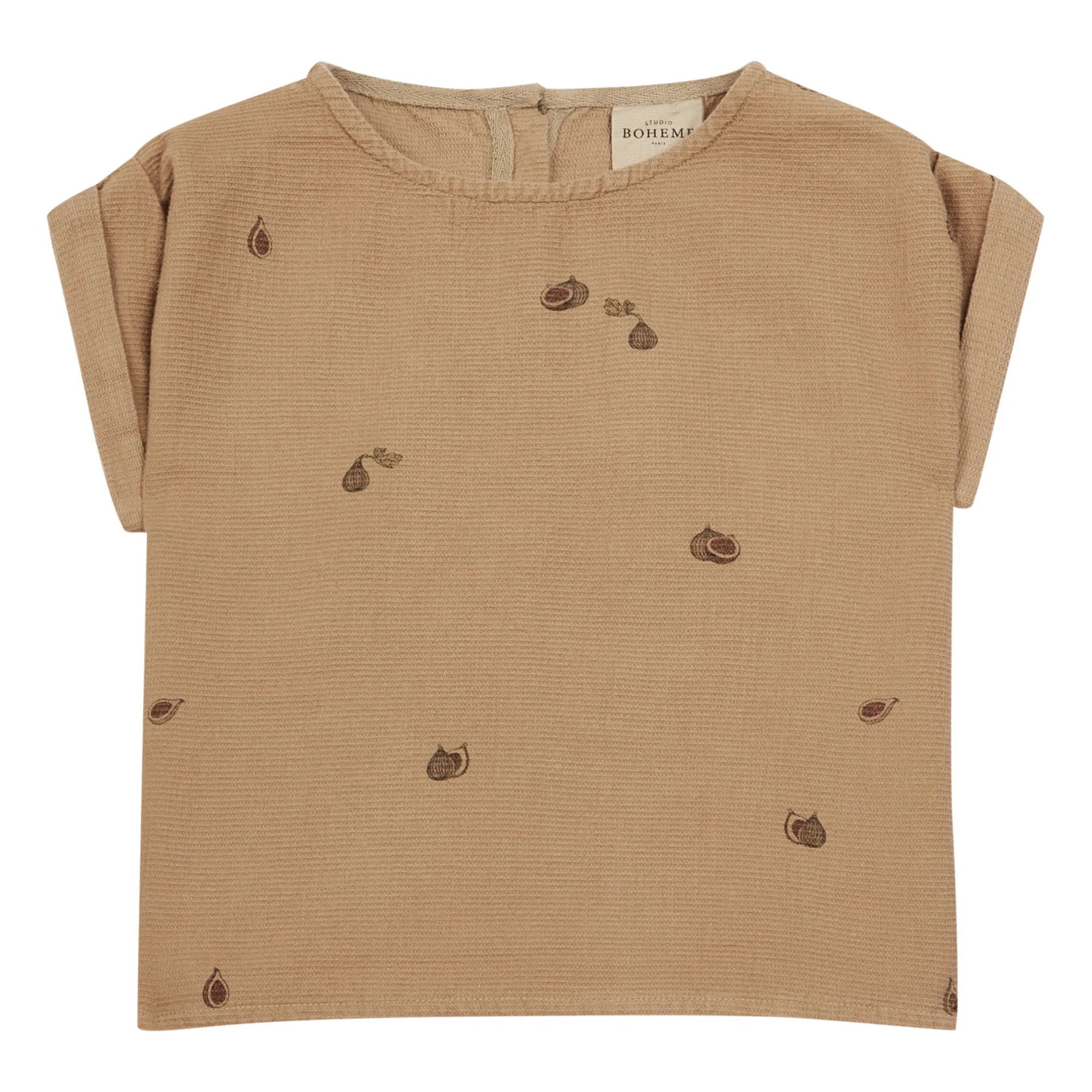 Studio Bohème Pale Pink Praslin Organic Cotton T-Shirt
