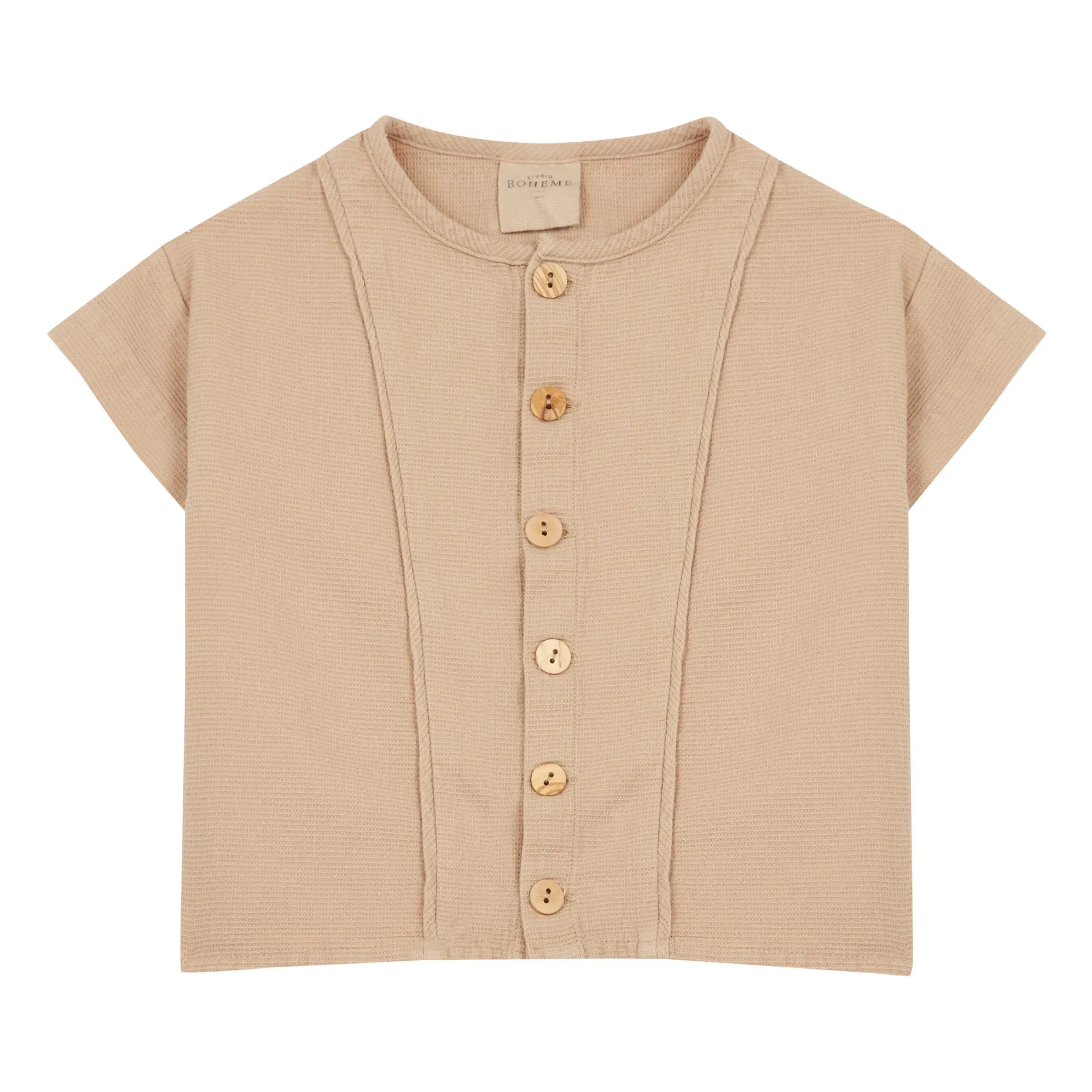 Studio Bohème Pale Pink Thelme Organic Cotton Blouse