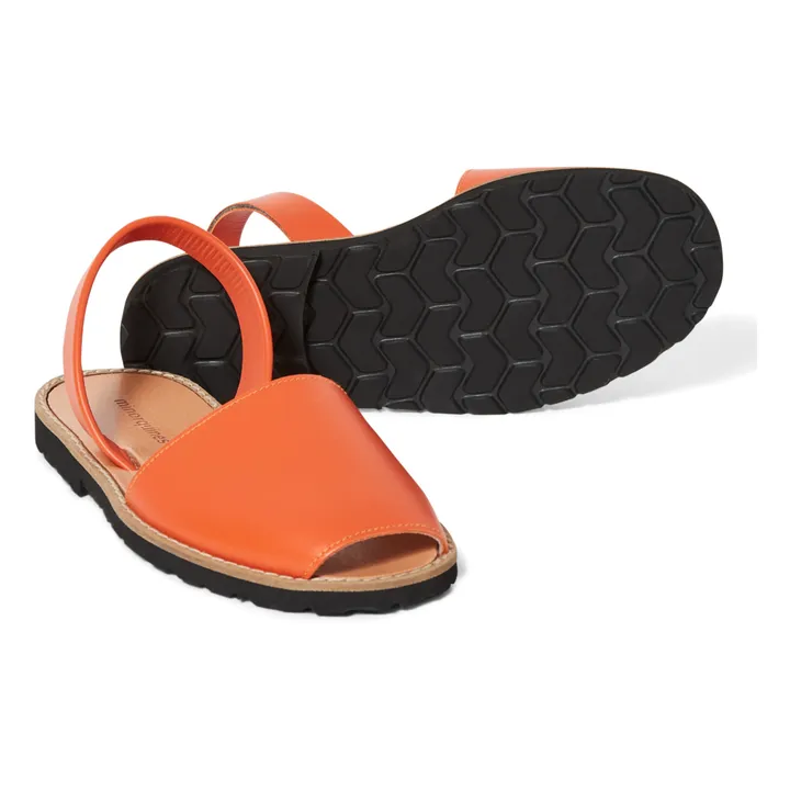 Sandalen Avarca aus Leder - Damenkollektion | Orange- Produktbild Nr. 2