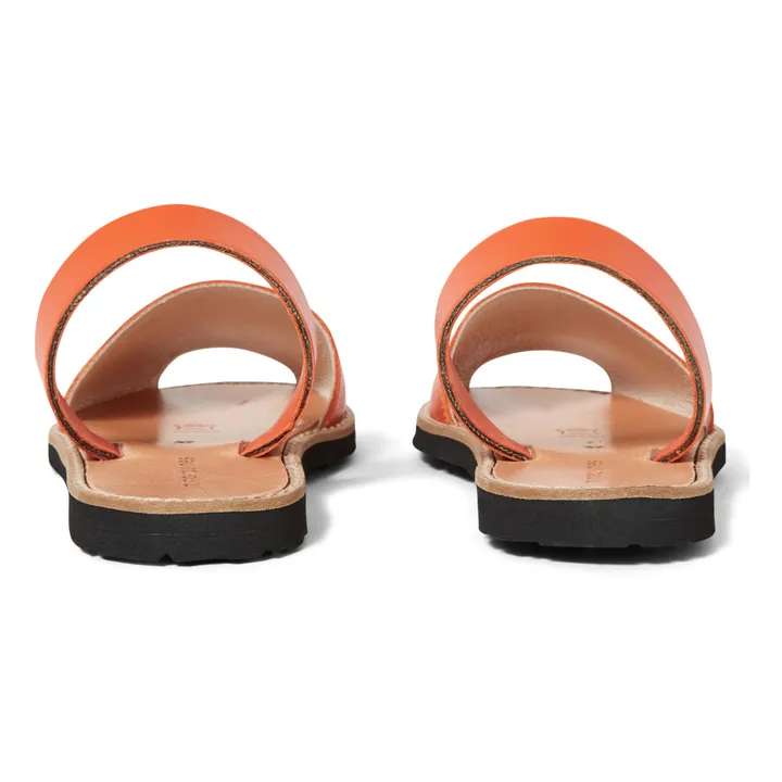 Sandalen Avarca aus Leder - Damenkollektion | Orange- Produktbild Nr. 4
