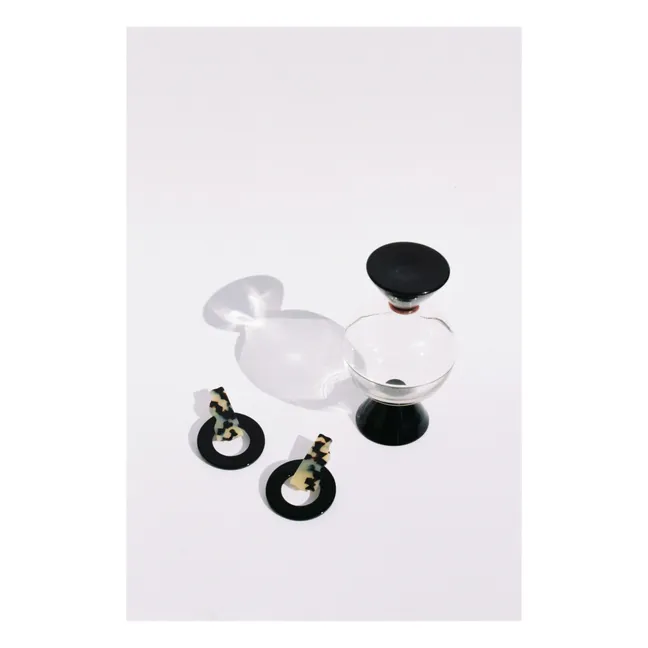 Orecchini Plumaria | Nero