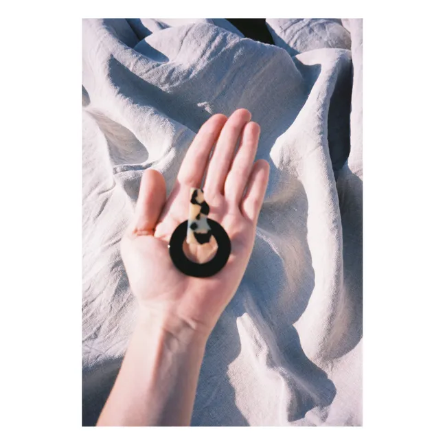 Orecchini Plumaria | Nero