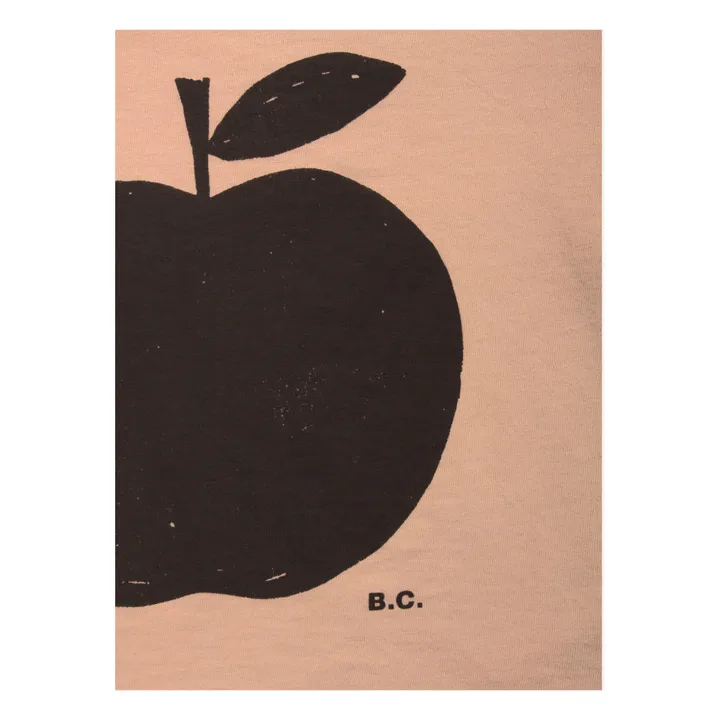 T-Shirt Bio-Baumwolle Apfel - Kollektion Iconic  | Apricot- Produktbild Nr. 6