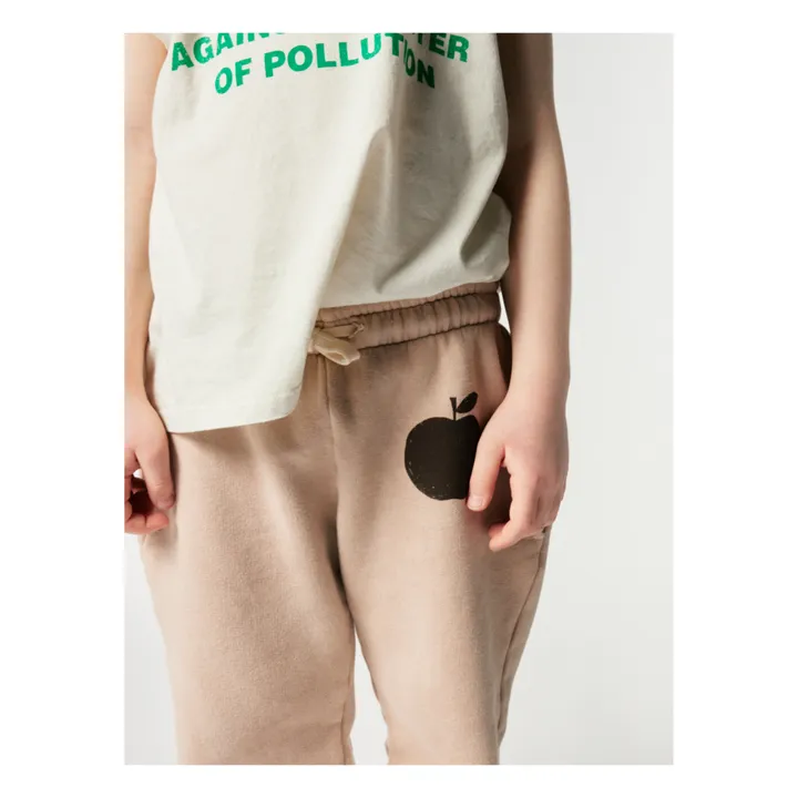 Jogger Bio-Baumwolle Apfel - Kollektion Iconic  | Beige- Produktbild Nr. 2