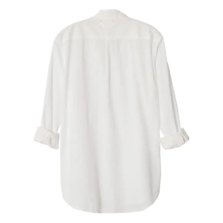 Camisa Beau Popeline de Coton | Blanco- Imagen del producto n°4