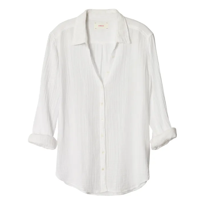 Camicia Scout garza di cotone | Bianco- Immagine del prodotto n°0