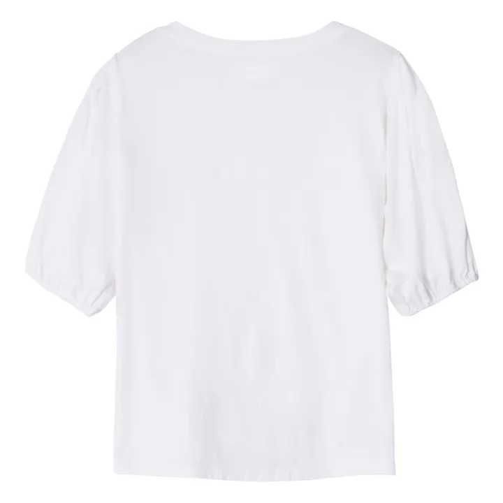 Ever Balloon Sleeve T-shirt  | White- Product image n°4
