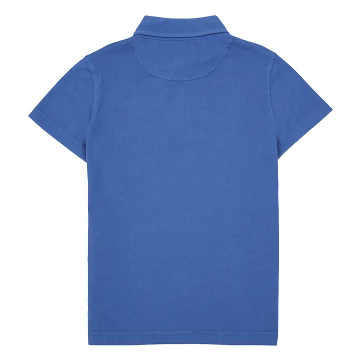 Polo Jersey Poche | Bleu- Image produit n°2